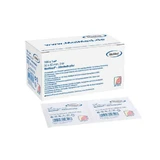 Alcoholdeppers 30x30 mm wit van V 100 st.