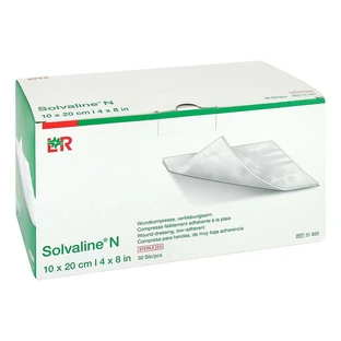 Solvaline N kompressen 10x20 cm steriel 50 st.