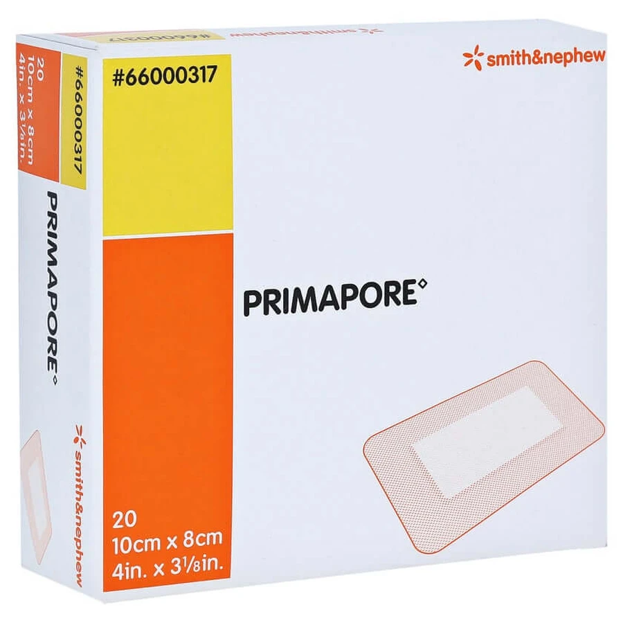 Primapore 8x10 cm pansement stérile 20 pcs.