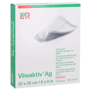Vliwaktiv AG Aktivkohle Saugkomp.m.Silbe 10 St