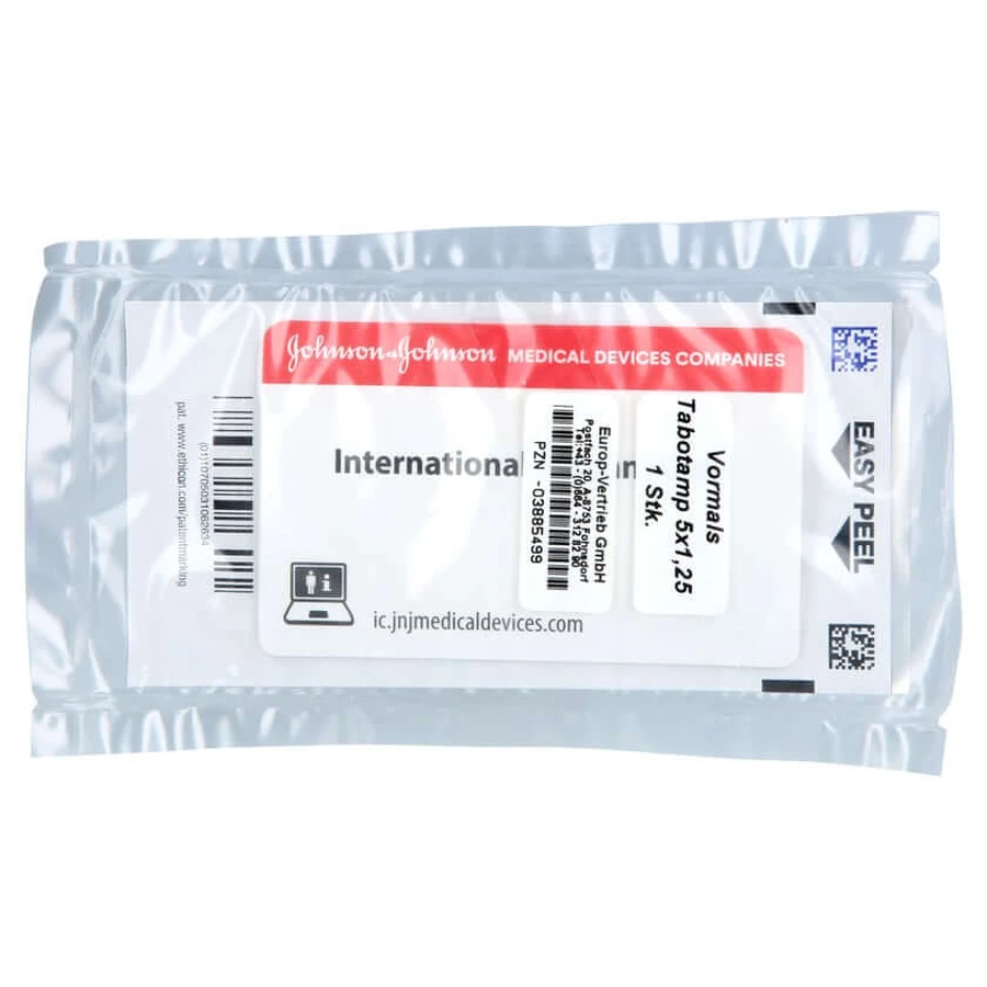 Tabotamp hemostatic gauze 5x1.25cm 1 pc