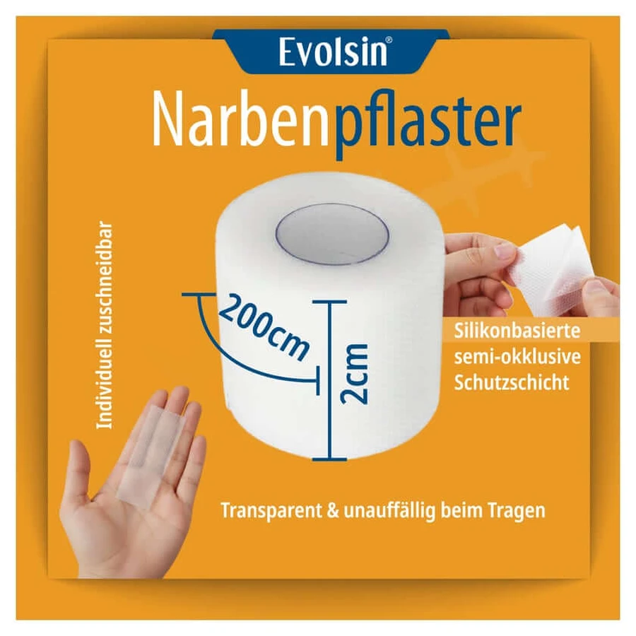 Evolsin Narbenpflaster 2 cmx200 cm 1 St