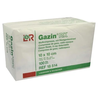 Gazin Mullkompressen 10x10 cm unsteril 12fach 100 St