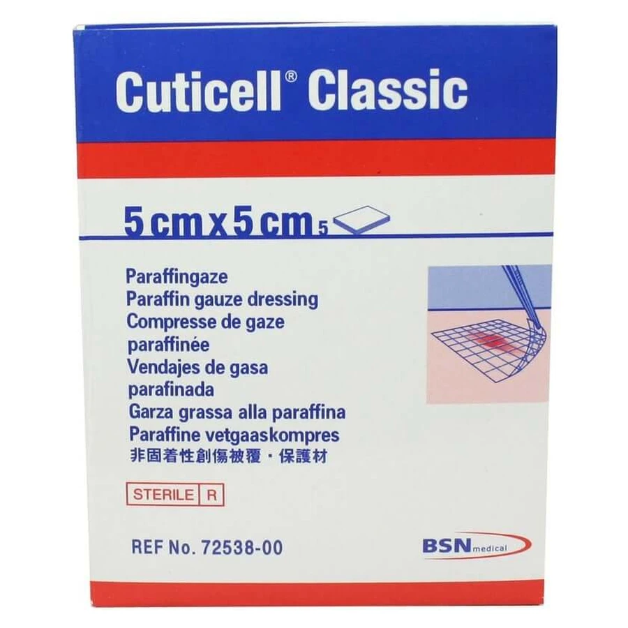 Cuticell Klassiek Wondgaas 5x5 cm 5 st.