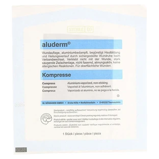 Aluderm compresas 7,5x7,5 cm 1 ud.