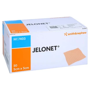 Jelonet kerosine gaas 5x5 cm steriel 50 st.