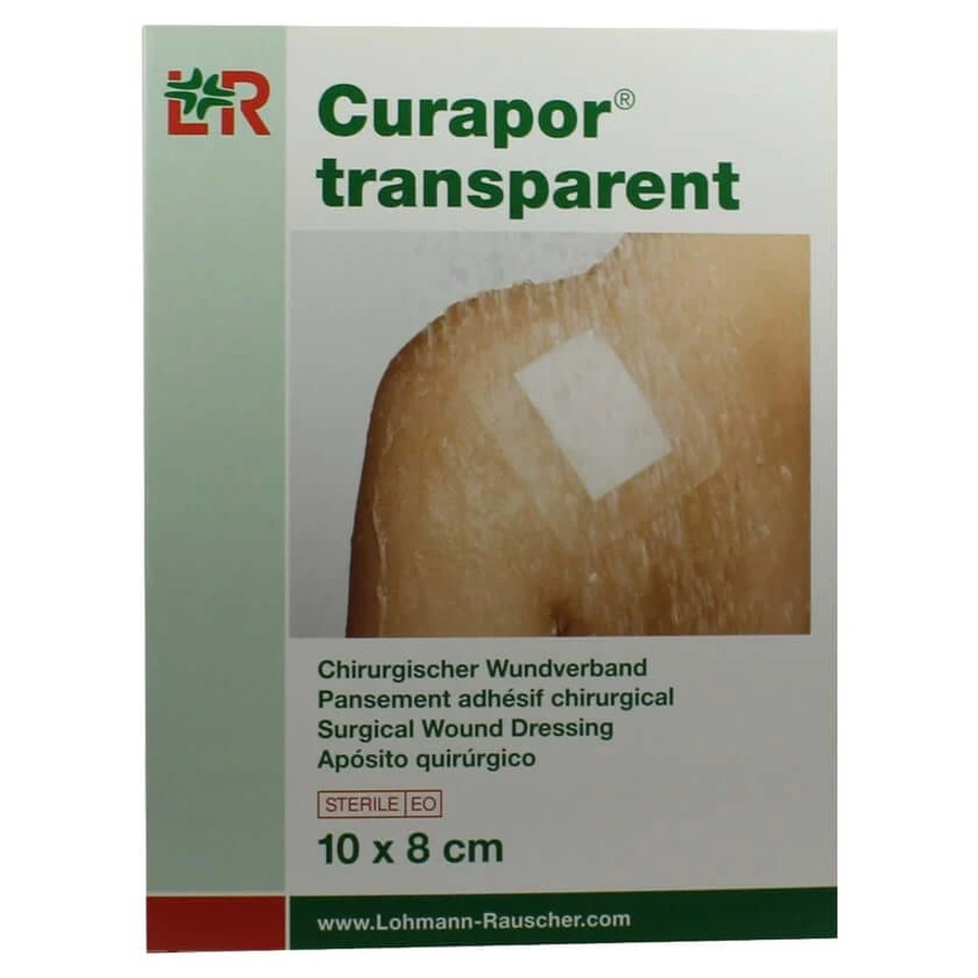 Curapor transparent Wundverband 10 x 8 cm Steril 5 St