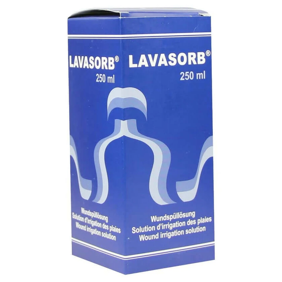 Lavasorb wound irrigation solution 250 ml