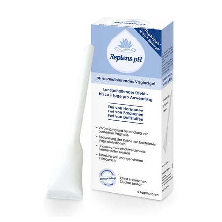 Replens pH vaginal gel prefilled applicator 4 pcs