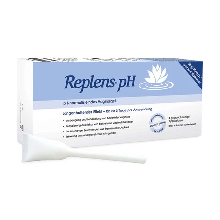 Replens pH vaginal gel prefilled applicator 4 pcs