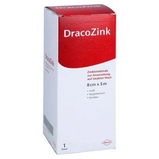 Bandaj adeziv din zinc Dracozink 8 cmx5 m 1 buc