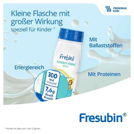 Frebini Energy Fibre Drinking Food Chocolate 4X200 ml