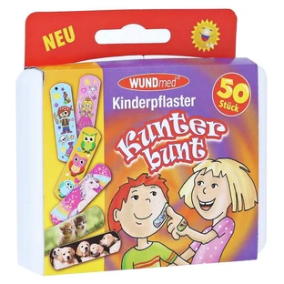 Kinderpleister Kunterbunt 50 stuks