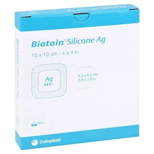 Biatain Apósito de espuma de silicona Ag 10x10 5 uds.