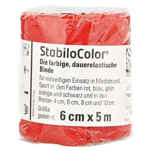 BORT Stabilocolor bandage 6 cm red 1 pc