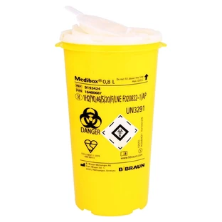 Contenedor de basura Medibox 0,8 l 1 ud.