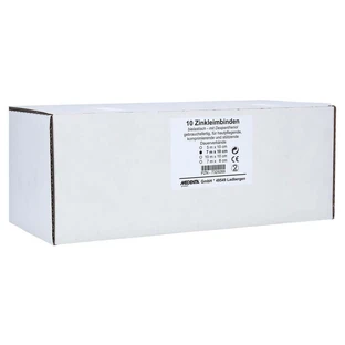 Venda adhesiva de zinc 10 cmx7 m 10 uds.