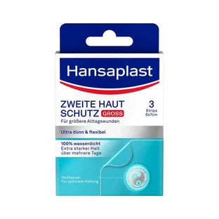Hansaplast Tweede Huidbeschermingspleister Groot 3 stuks