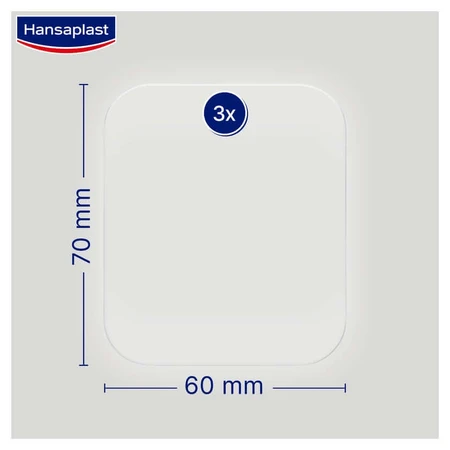 Hansaplast Tweede Huidbeschermingspleister Groot 3 stuks