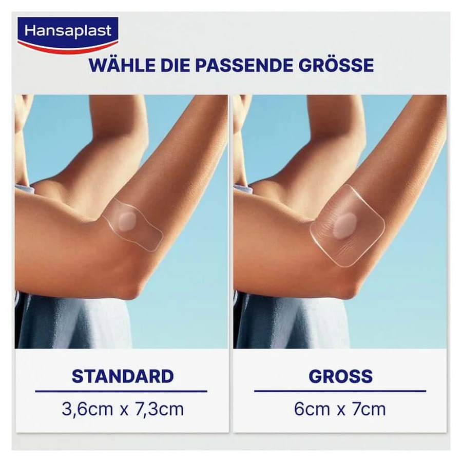 Hansaplast Tweede Huidbeschermingspleister Groot 3 stuks