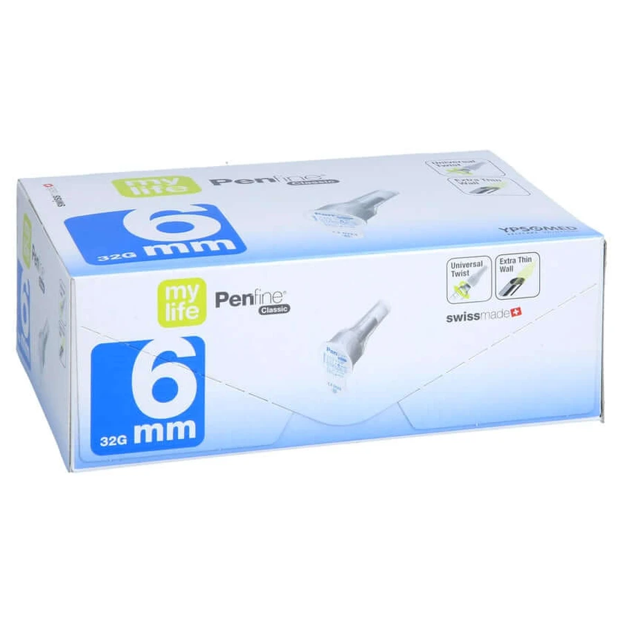 Mylife Penfine Classic Cannulas 6 Mm 100 pcs