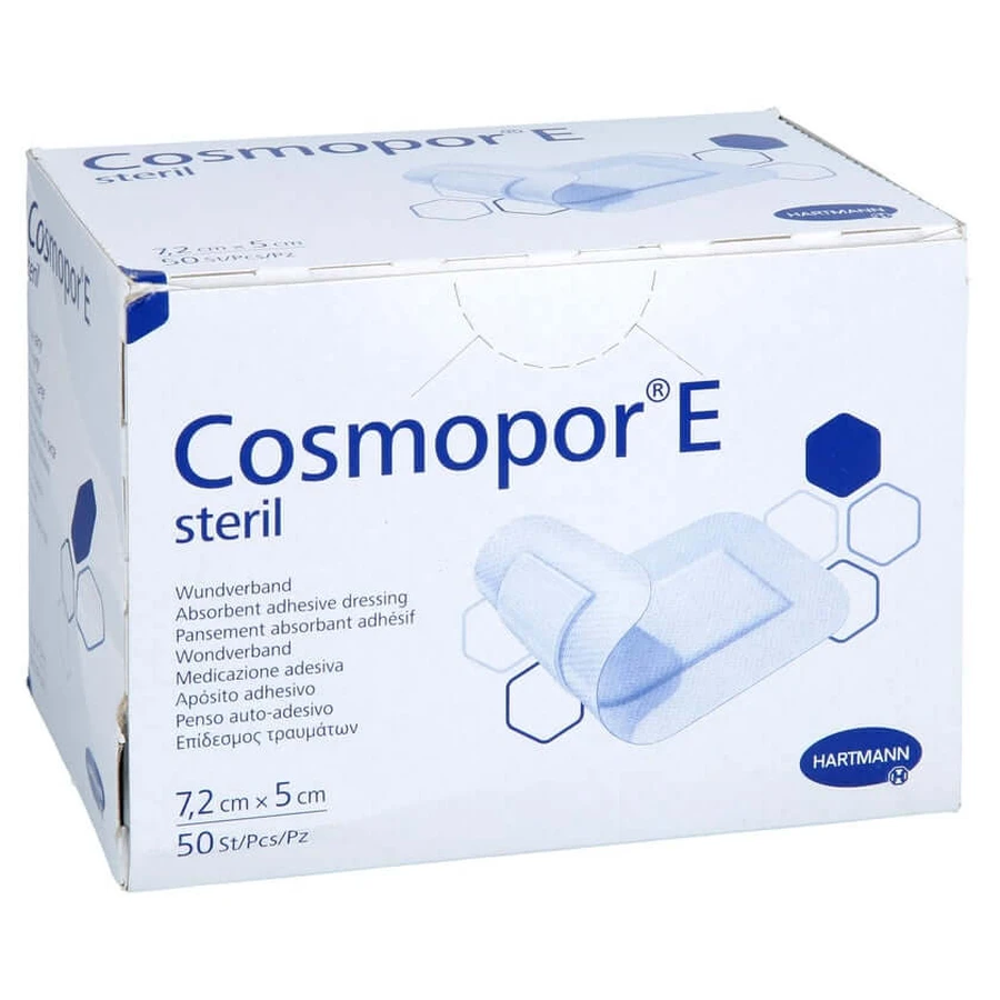 Pansament steril Cosmopor E 5x7.2 Cm 50 buc.