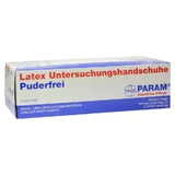 Gloves disposable latex powder-free M 100 pcs