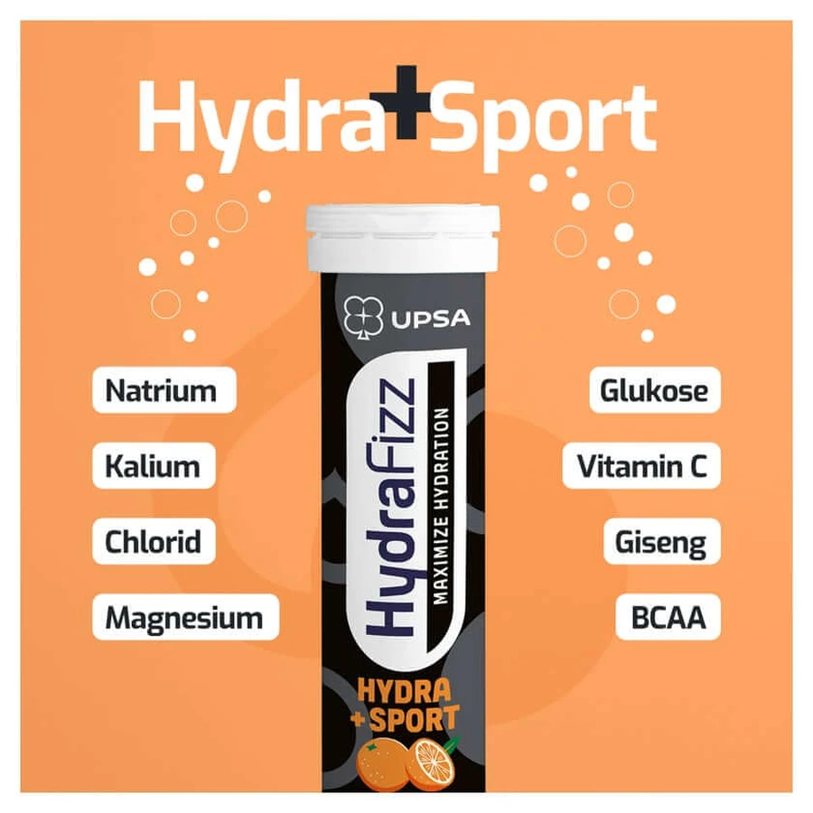 UPSA Hydrafizz Sport Orange 16 pcs.