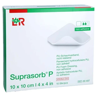Suprasorb P Pu-foam non-adhesive 10x 10 pcs.