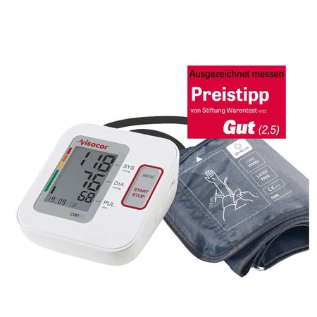 Visocor upper arm blood pressure monitor OM60 1 pc