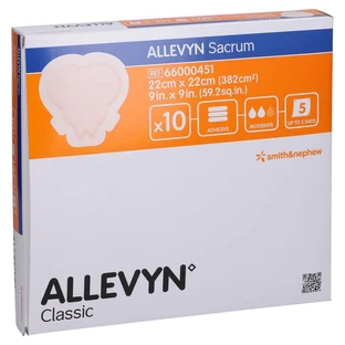 Allevyn Sacrum grande 22x22 cm Apósito para heridas 10 uds.
