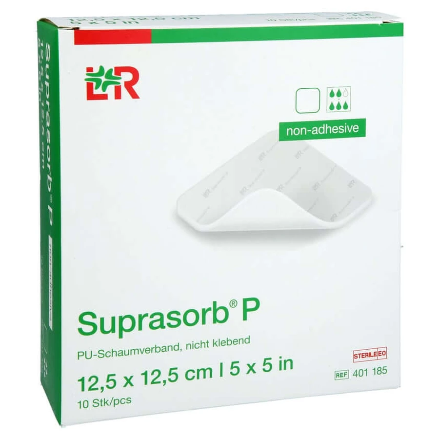 Suprasorb P Pu-espuma no adhesiva 12,5x12,5 Cm 10 unid.