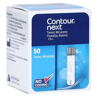 Tiras reactivas Contour Next 50 unidades