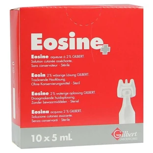 Eosin 2% soluție apoasă de îngrijire sterilă 10X5 ml