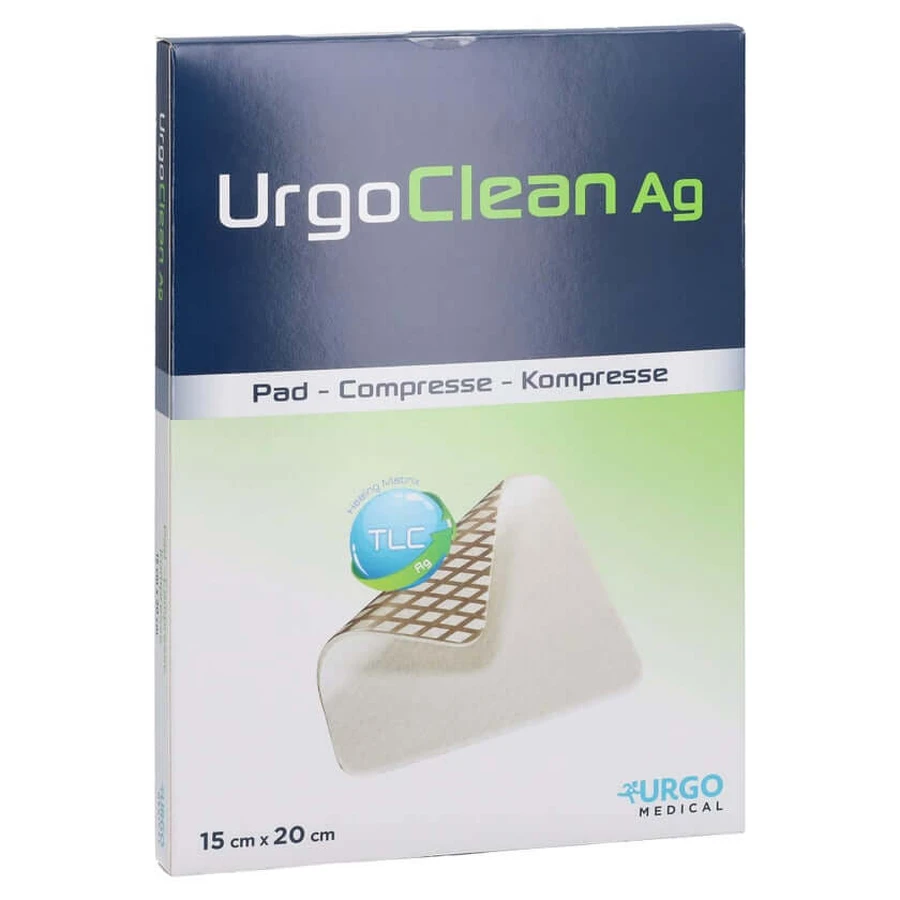 Urgoclean Ag compresses 15x20 cm sterile 5 pcs.