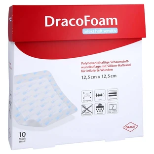 Dracofoam Infekt haft sensitiv Wundauf.1 10 St