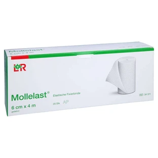 Mollelast bandages 6 cmx4 m white 20 pcs.