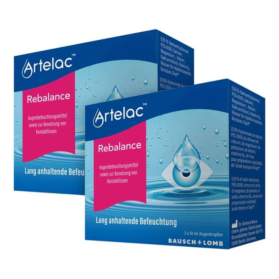 Artelac Rebalance oogdruppels 6X10 ml