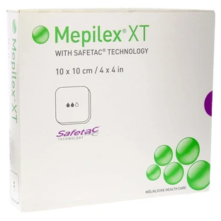 Mepilex XT foam dressing 10 x 10 cm 5 pcs.