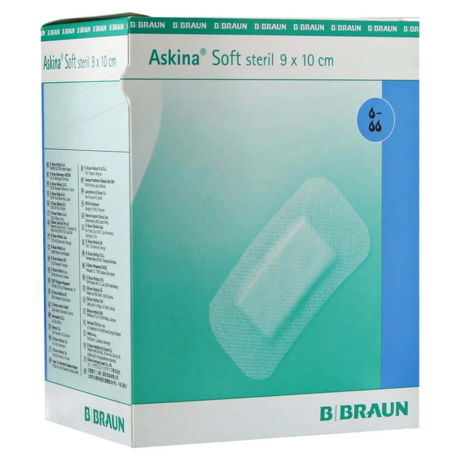 Askina Soft Wound Dressing 9x10 cm sterile 50 pcs.