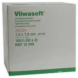Compresses à fente Vliwasoft 7,5x7,5 cm s 50X2 pcs