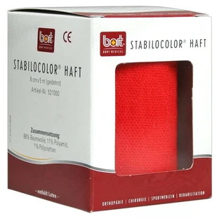 BORT Stabilocolor bandaj adeziv 8 cm roșu 1 buc