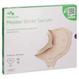 Mepilex Border Sacrum foam dressing.22x25 c 5 pcs