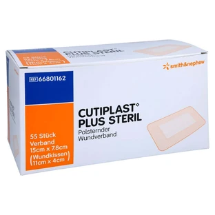 Cutiplast Plus bandaj steril 7,8x15 cm 55 buc