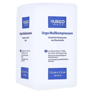 Compresses de gaze URGO 7.5x7.5 cm non stériles 100 pcs.