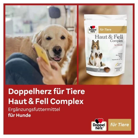 Double Heart voor Dieren Huid & Vacht Complex 30 St