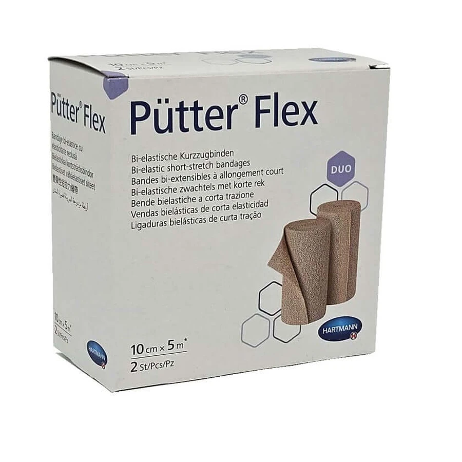 Pütter Flex Duo Bandage 10 cmx5 m 2 pcs.