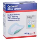 Cutimed Siltec Sorbact PU apósito 12.5x12.5 10 uds.