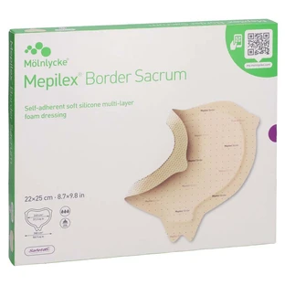 Mepilex Border Sacrum Schaumverb.22x25 Cm Steril 5 St