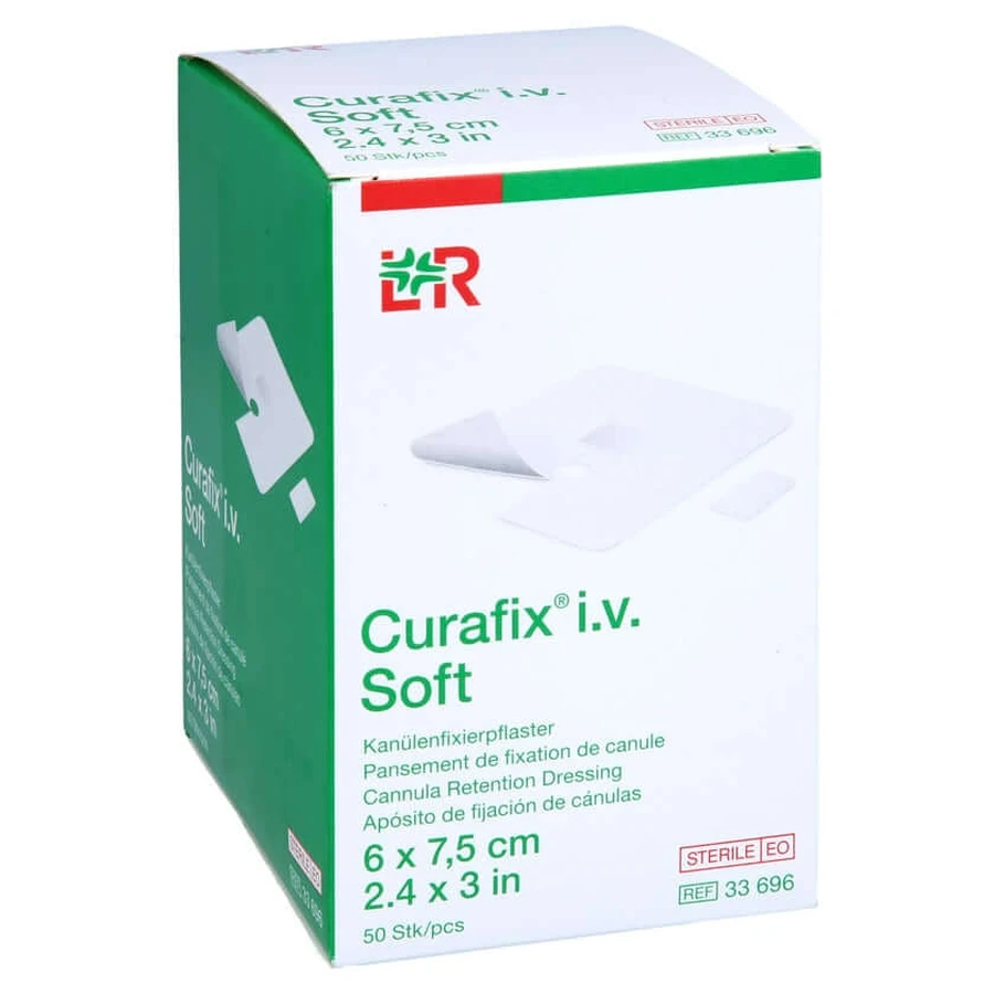 Curafix i.v. Soft Kanülenfixierpfl.6x7,5 50 St